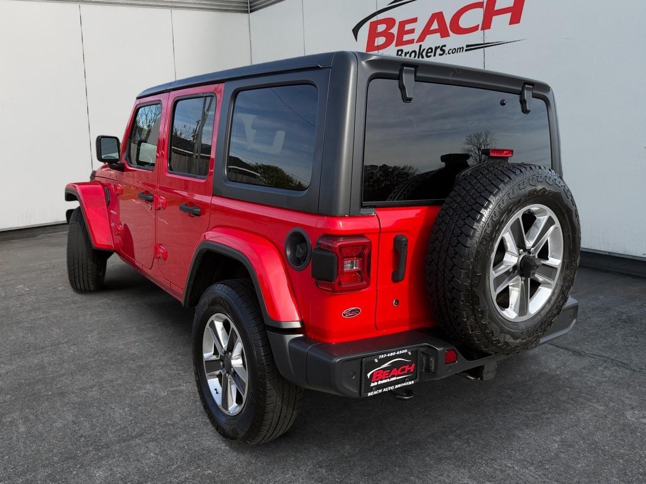 2018 Jeep Wrangler Unlimited Sahara, APPLE CARPLAY/ANDROID AUTO, 4X4, POWER MIRRORS, HEATED MIRRORS, REMOTE START, TOW PACKAGE, COME AND TEST DRIVE TODAY! Norfolk VA