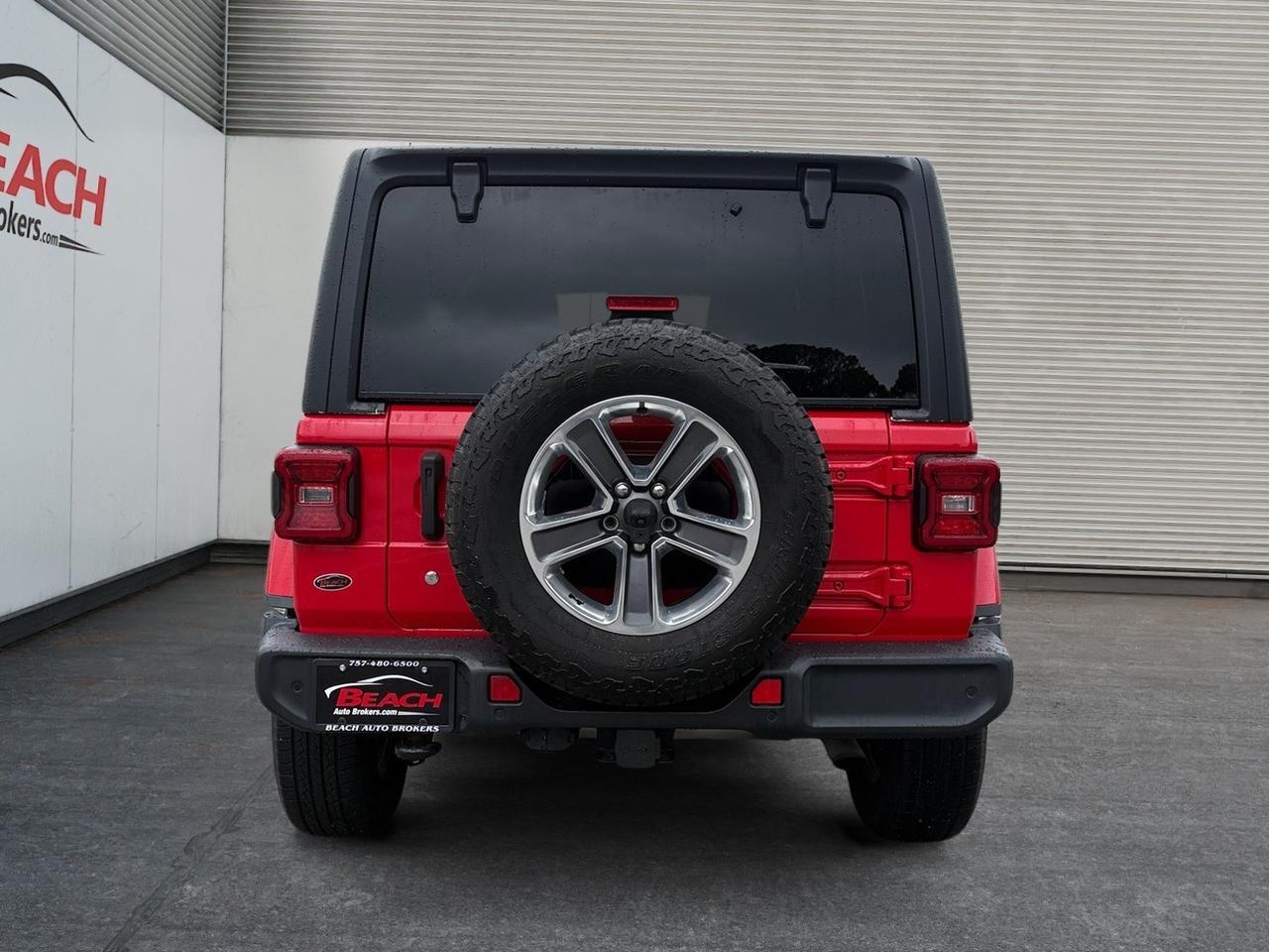 2018 Jeep Wrangler Unlimited Sahara, APPLE CARPLAY/ANDROID AUTO, 4X4, POWER MIRRORS, HEATED MIRRORS, REMOTE START, TOW PACKAGE, COME AND TEST DRIVE TODAY! Norfolk VA