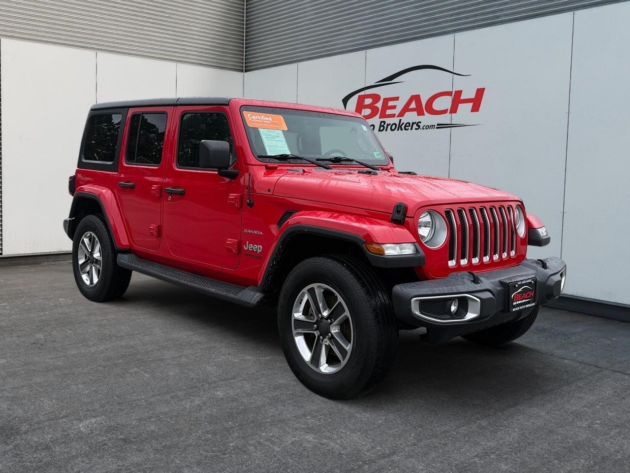 2018 Jeep Wrangler Unlimited Sahara, APPLE CARPLAY/ANDROID AUTO, 4X4, RUNNING BOARDS, POWER MIRRORS, HEATED MIRRORS, REMOTE START, TOW PACKAGE, COME AND TEST DIRVE TODAY! Norfolk VA
