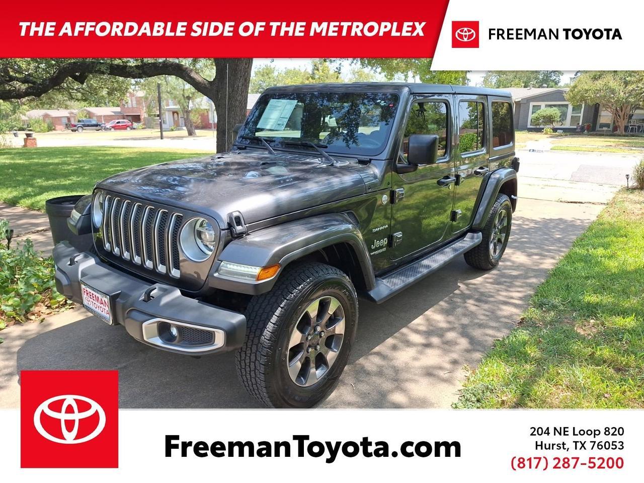 2018 Jeep Wrangler Unlimited Sahara Hurst TX