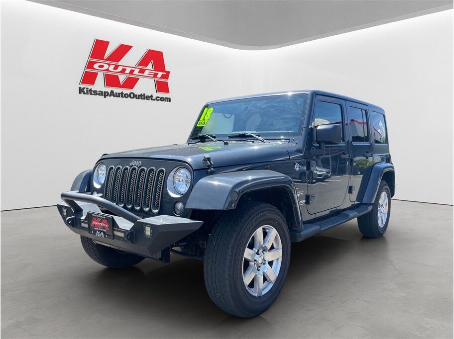 2018 Jeep Wrangler Unlimited Sahara (JK) Sport Utility 4D Port Orchard WA