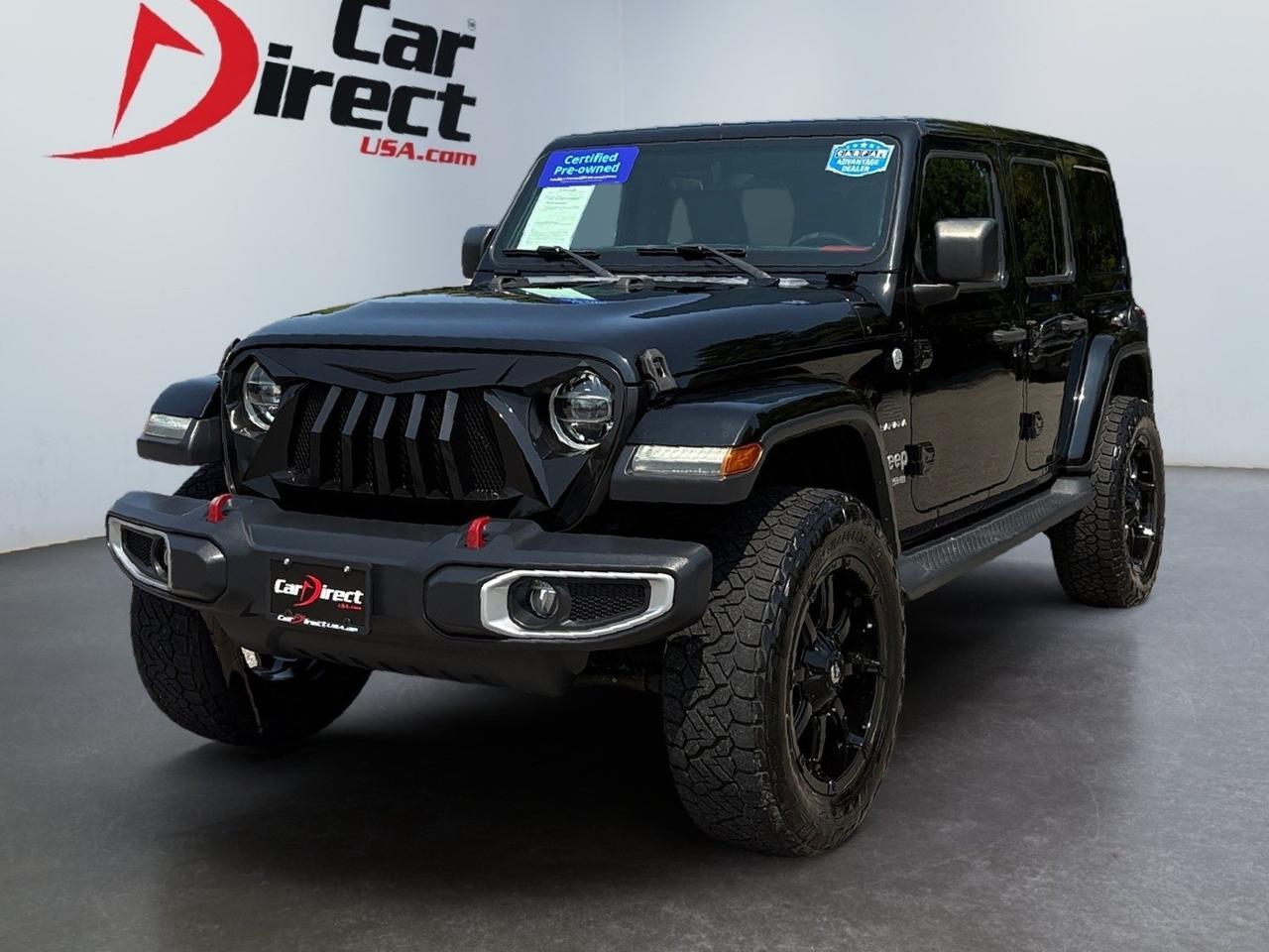2018 Jeep Wrangler Unlimited Sahara, RUNNING BOARDS, CUSTOM FUEL WHEELS, BACKUP CAMERA, PARKING SENSORS, AUTO START/STOP, HEATED STEERING WHEEL & SEATS, BLIND SPOT ALERT, LANE KEEP ASSIST, APPLE CARPLAY/ANDROID AUTO, LOW MILES, CLEAN CARFAX, TAKE THIS WRANGLER ON THE ROAD! Virginia Beach VA