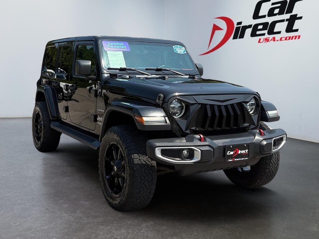 2018 Jeep Wrangler Unlimited Sahara, RUNNING BOARDS, CUSTOM FUEL WHEELS, BACKUP CAMERA, PARKING SENSORS, AUTO START/STOP, HEATED STEERING WHEEL & SEATS, BLIND SPOT ALERT, LANE KEEP ASSIST, APPLE CARPLAY/ANDROID AUTO, LOW MILES, CLEAN CARFAX, TAKE THIS WRANGLER ON THE ROAD! Virginia Beach VA