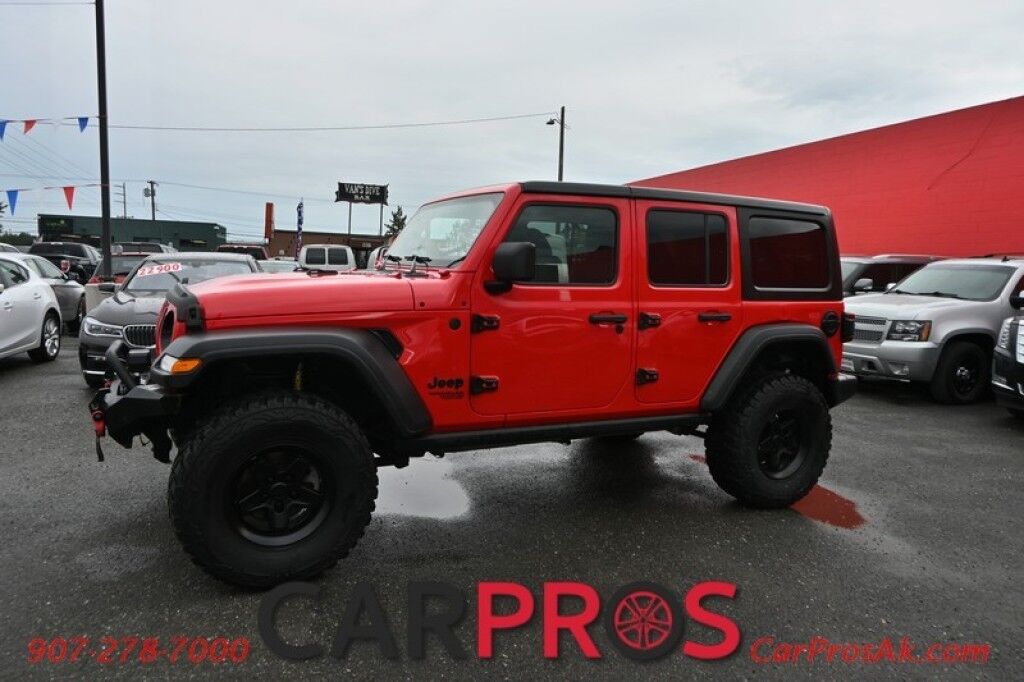 2018 Jeep Wrangler Unlimited Sport - 4X4 - Technology & Convenience Group - Active Safety Group - Auto Start - Hard Top - Back Up Camera - Apple CarPlay & Android Auto - Blind Spot Alert - Winch - Keyless Entry & Start - Tow Pkg
