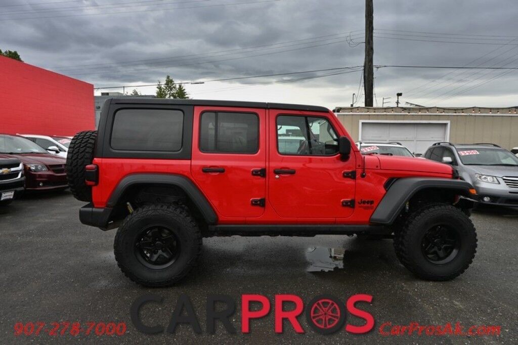 2018 Jeep Wrangler Unlimited Sport - 4X4 - Technology & Convenience Group - Active Safety Group - Auto Start - Hard Top - Back Up Camera - Apple CarPlay & Android Auto - Blind Spot Alert - Winch - Keyless Entry & Start - Tow Pkg Anchorage AK
