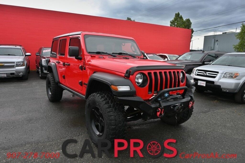 2018 Jeep Wrangler Unlimited Sport - 4X4 - Technology & Convenience Group - Active Safety Group - Auto Start - Hard Top - Back Up Camera - Apple CarPlay & Android Auto - Blind Spot Alert - Winch - Keyless Entry & Start - Tow Pkg