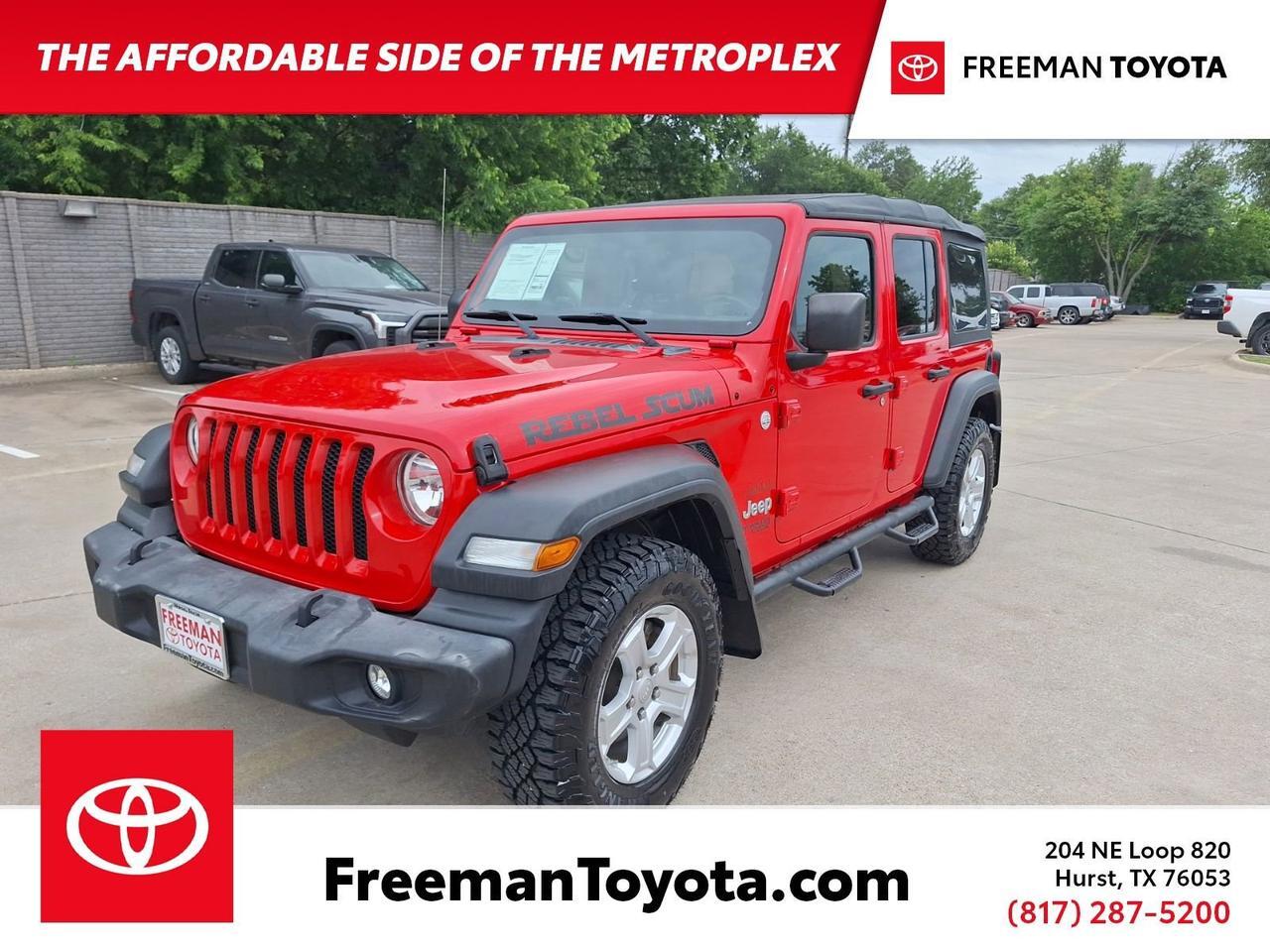 2018 Jeep Wrangler Unlimited Sport Hurst TX
