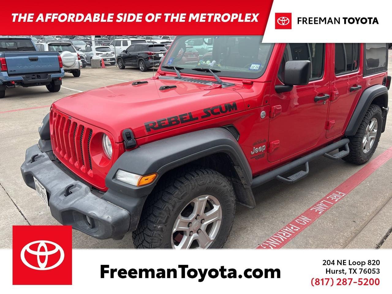 2018 Jeep Wrangler Unlimited Sport Hurst TX
