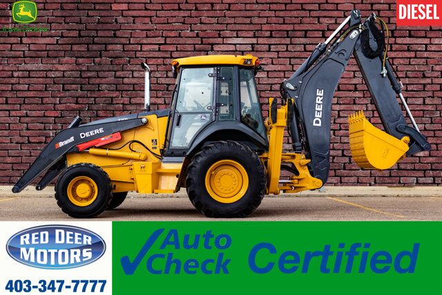 2018 John Deere 710L 4WD Loader Backhoe Diesel Red Deer AB