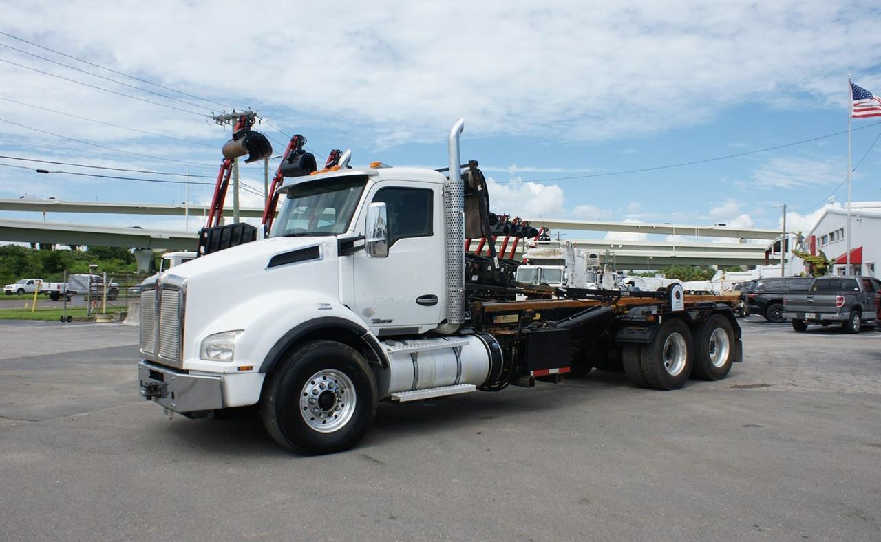 2018 Kenworth T880 60,000 lb American Roll Off ARD-60-22 Roll Off Truck Tampa FL