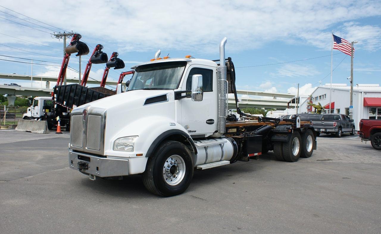 2018 Kenworth T880 60,000 lb American Roll Off ARD-60-22 Roll Off Truck Tampa FL