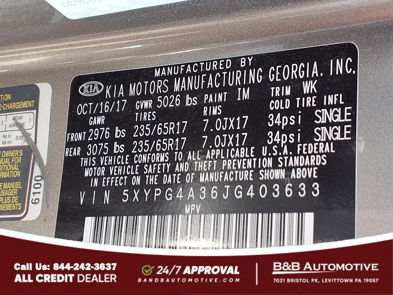 2018 Kia Sorento Levittown PA