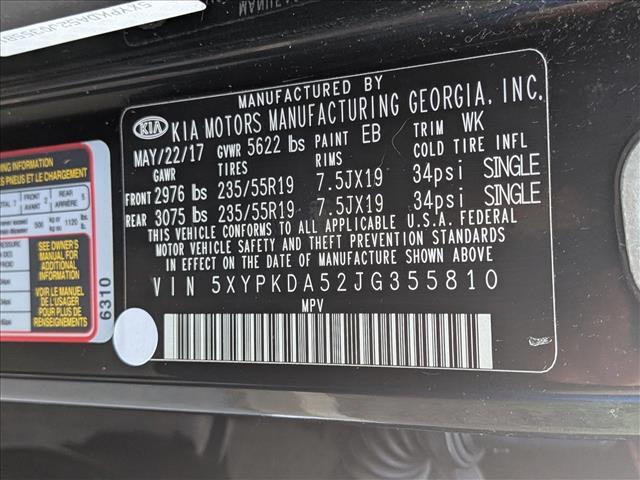 2018 Kia Sorento SX Limited V6 Roseville CA