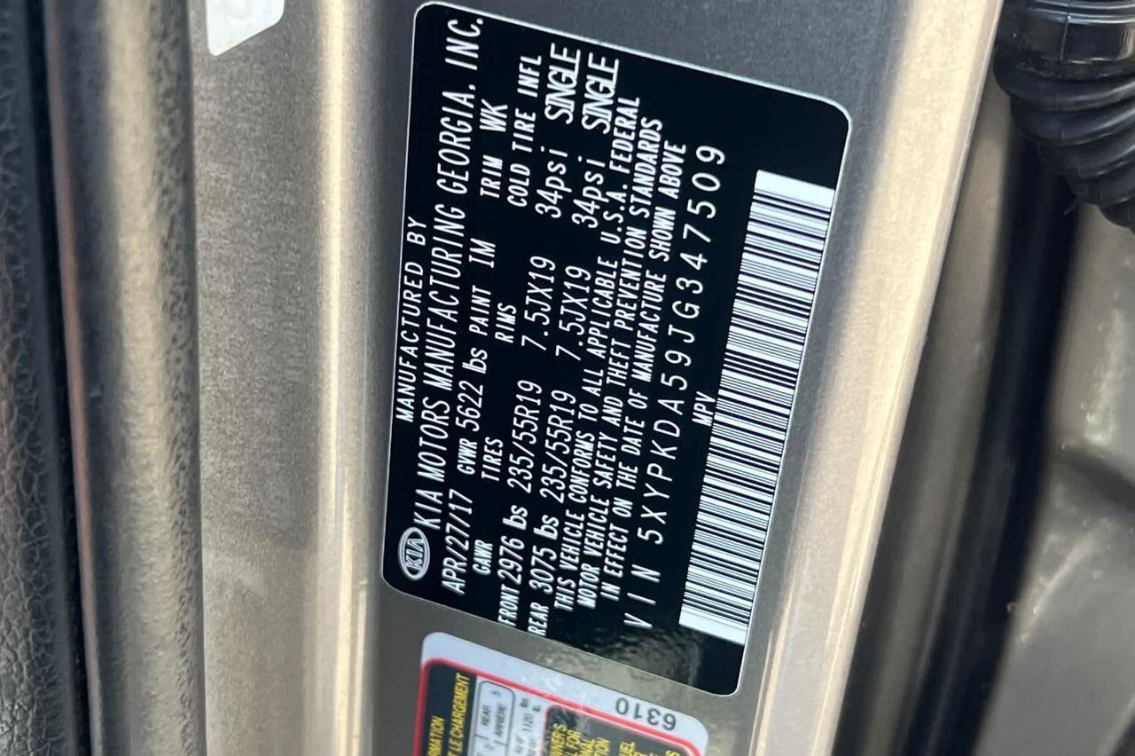 2018 Kia Sorento SX V6 Roseville CA