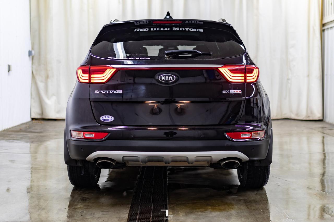 2018 Kia Sportage AWD SX Turbo Leather Roof Nav BCam Red Deer AB
