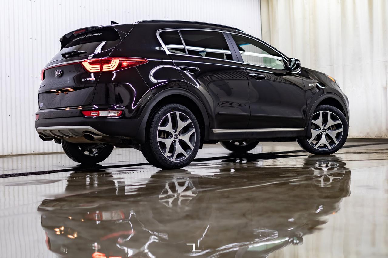 2018 Kia Sportage AWD SX Turbo Leather Roof Nav BCam Red Deer AB