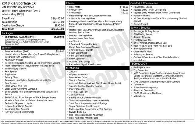 2018 Kia Sportage EX Raleigh NC