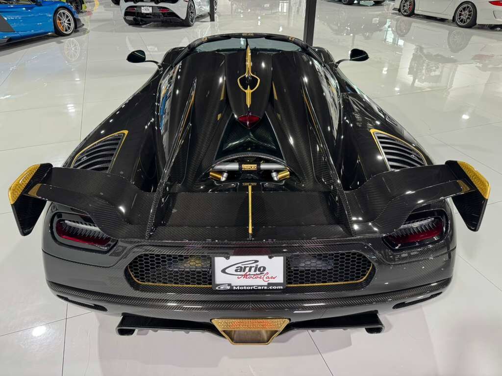 2018 Koenigsegg Agera RS Phoenix ONE OF ONE!! FULLY EXPOSED CARBON FIBER W/24K GOLD LEAF, BLACK ALCANTARA INTERIOR W/GOLD ACCENTS Fort Lauderdale FL