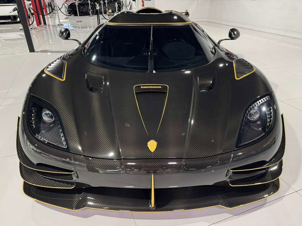 2018 Koenigsegg Agera RS Phoenix ONE OF ONE!! FULLY EXPOSED CARBON FIBER W/24K GOLD LEAF, BLACK ALCANTARA INTERIOR W/GOLD ACCENTS Fort Lauderdale FL