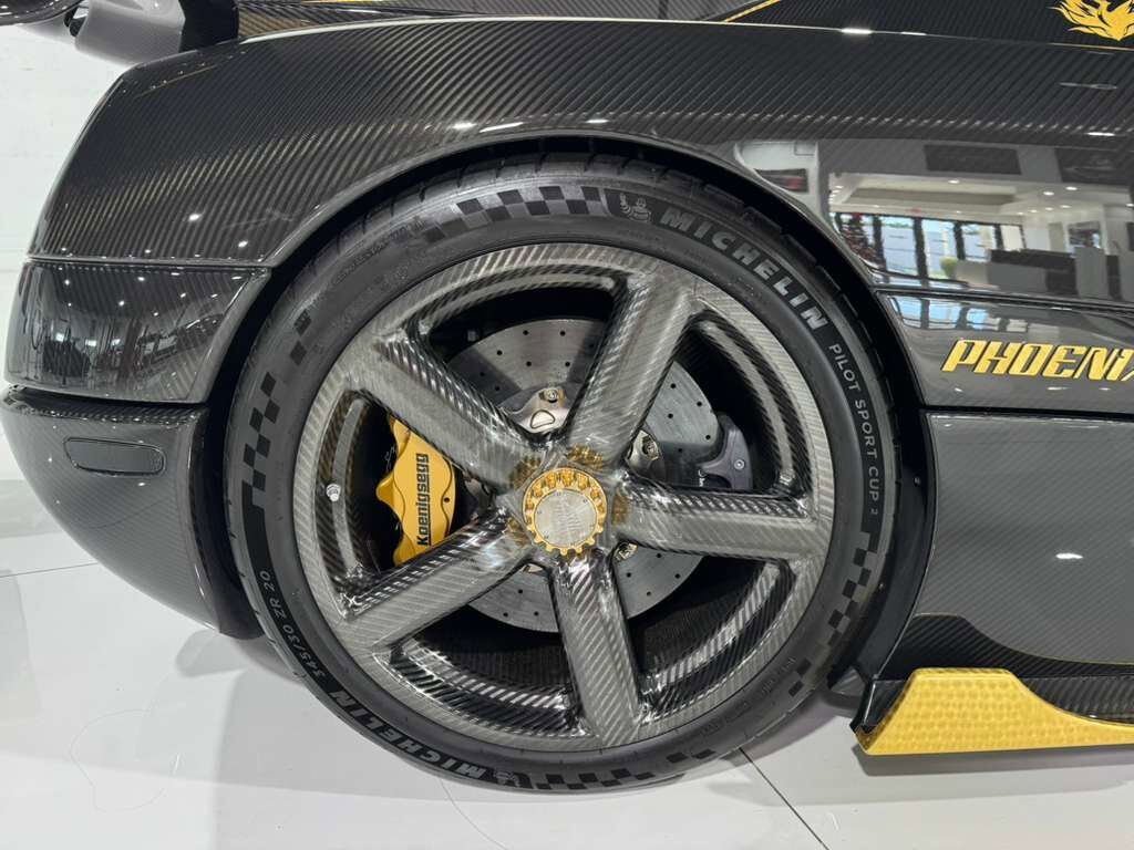 2018 Koenigsegg Agera RS Phoenix ONE OF ONE!! FULLY EXPOSED CARBON FIBER W/24K GOLD LEAF, BLACK ALCANTARA INTERIOR W/GOLD ACCENTS Fort Lauderdale FL