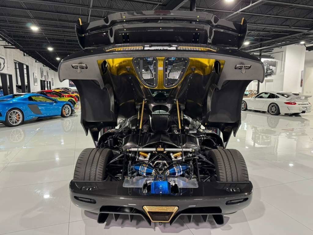 2018 Koenigsegg Agera RS Phoenix ONE OF ONE!! FULLY EXPOSED CARBON FIBER W/24K GOLD LEAF, BLACK ALCANTARA INTERIOR W/GOLD ACCENTS Fort Lauderdale FL