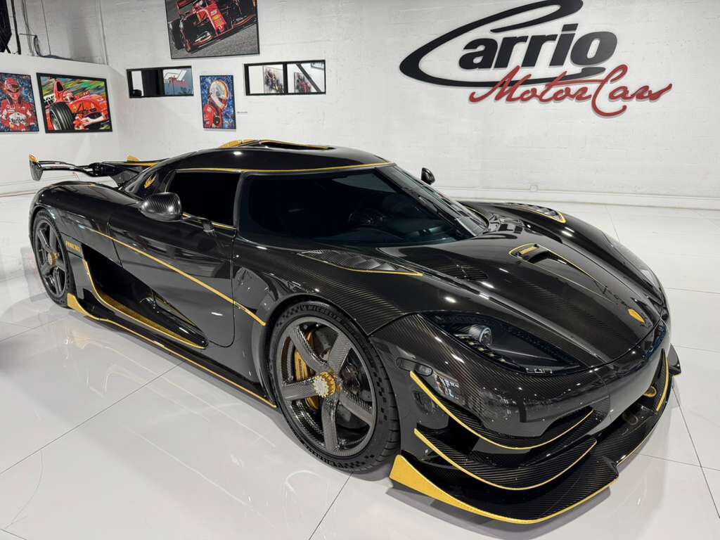 2018 Koenigsegg Agera RS Phoenix ONE OF ONE!! FULLY EXPOSED CARBON FIBER W/24K GOLD LEAF, BLACK ALCANTARA INTERIOR W/GOLD ACCENTS Fort Lauderdale FL