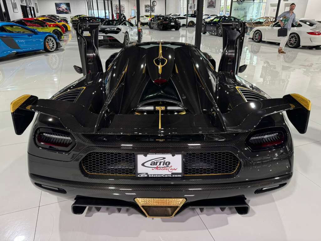 2018 Koenigsegg Agera RS Phoenix ONE OF ONE!! FULLY EXPOSED CARBON FIBER W/24K GOLD LEAF, BLACK ALCANTARA INTERIOR W/GOLD ACCENTS Fort Lauderdale FL