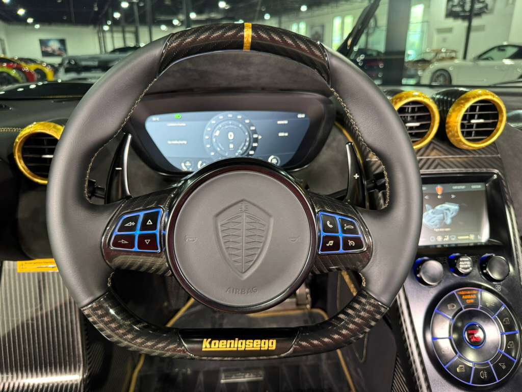 2018 Koenigsegg Agera RS Phoenix ONE OF ONE!! FULLY EXPOSED CARBON FIBER W/24K GOLD LEAF, BLACK ALCANTARA INTERIOR W/GOLD ACCENTS Fort Lauderdale FL