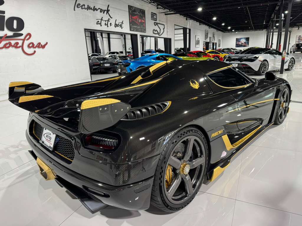 2018 Koenigsegg Agera RS Phoenix ONE OF ONE!! FULLY EXPOSED CARBON FIBER W/24K GOLD LEAF, BLACK ALCANTARA INTERIOR W/GOLD ACCENTS Fort Lauderdale FL