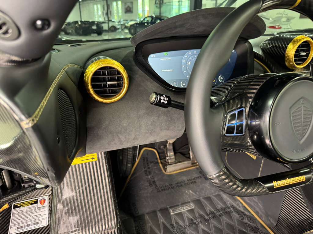 2018 Koenigsegg Agera RS Phoenix ONE OF ONE!! FULLY EXPOSED CARBON FIBER W/24K GOLD LEAF, BLACK ALCANTARA INTERIOR W/GOLD ACCENTS Fort Lauderdale FL