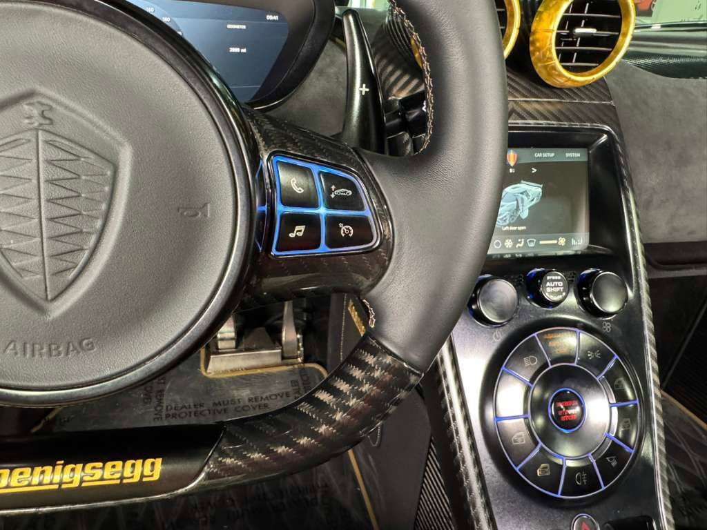 2018 Koenigsegg Agera RS Phoenix ONE OF ONE!! FULLY EXPOSED CARBON FIBER W/24K GOLD LEAF, BLACK ALCANTARA INTERIOR W/GOLD ACCENTS Fort Lauderdale FL