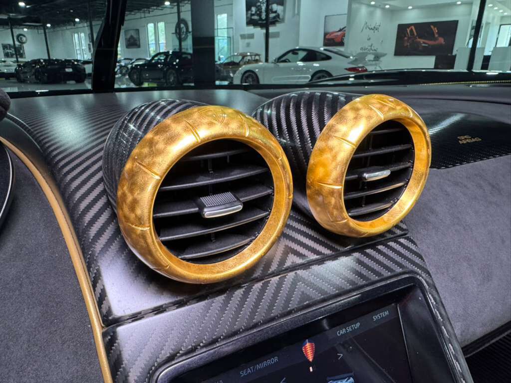 2018 Koenigsegg Agera RS Phoenix ONE OF ONE!! FULLY EXPOSED CARBON FIBER W/24K GOLD LEAF, BLACK ALCANTARA INTERIOR W/GOLD ACCENTS Fort Lauderdale FL