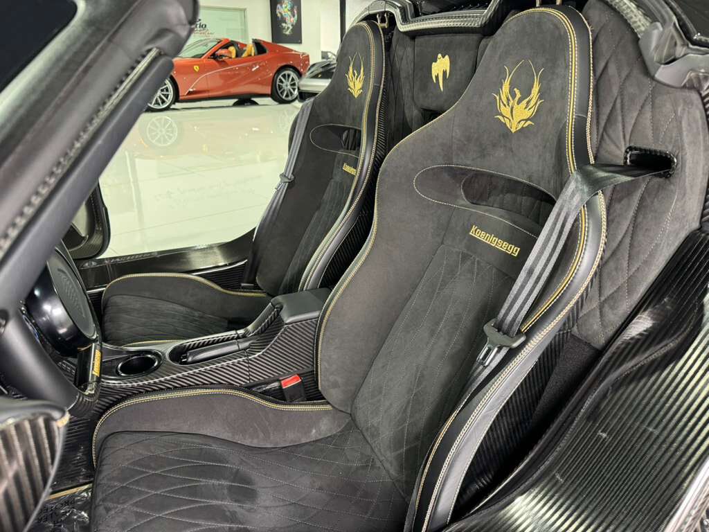 2018 Koenigsegg Agera RS Phoenix ONE OF ONE!! FULLY EXPOSED CARBON FIBER W/24K GOLD LEAF, BLACK ALCANTARA INTERIOR W/GOLD ACCENTS Fort Lauderdale FL