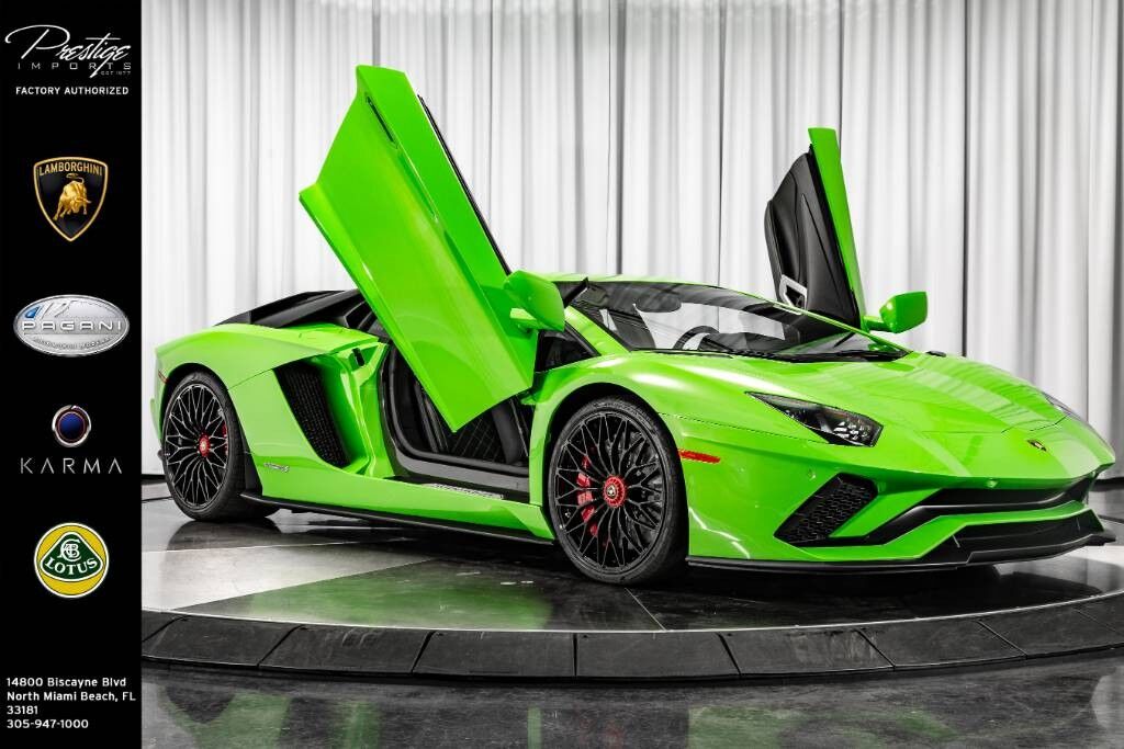 2018 Lamborghini Aventador S North Miami Beach FL 2018 Lamborghini Aventador S North Miami Beach FL