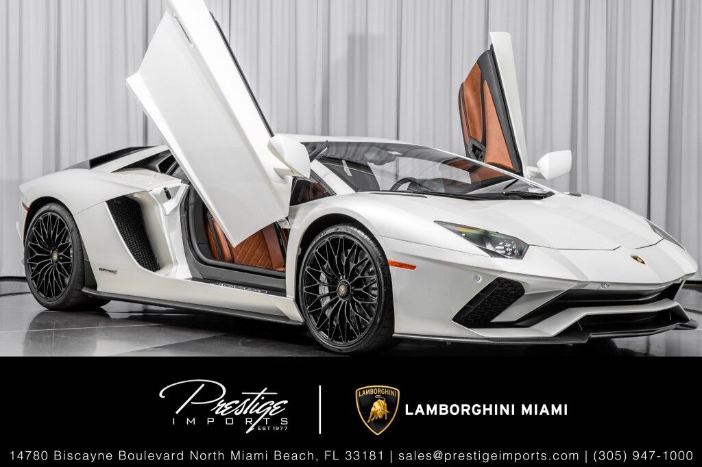 2018 Lamborghini Aventador S North Miami Beach FL 2018 Lamborghini Aventador S North Miami Beach FL