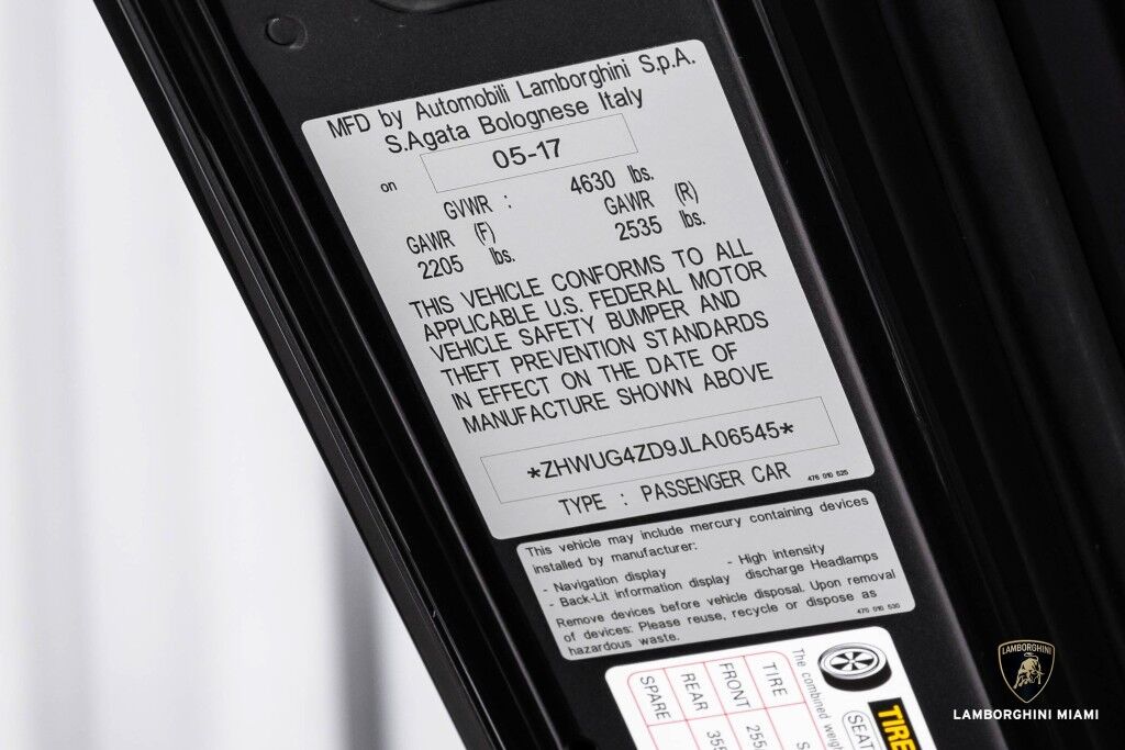2018 Lamborghini Aventador S North Miami Beach FL