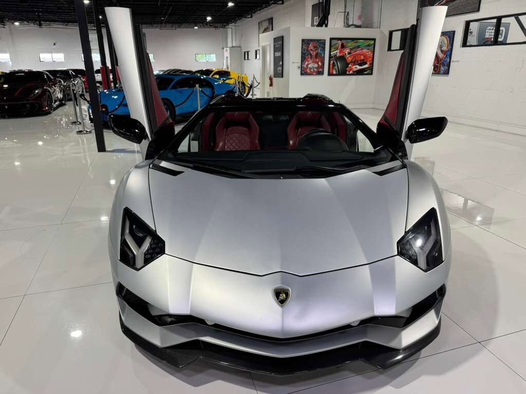2018 Lamborghini Aventador S Roadster Grigio Adamas paint,Ad Personam interior, Sensonum audio AND MUCH MORE!! Fort Lauderdale FL