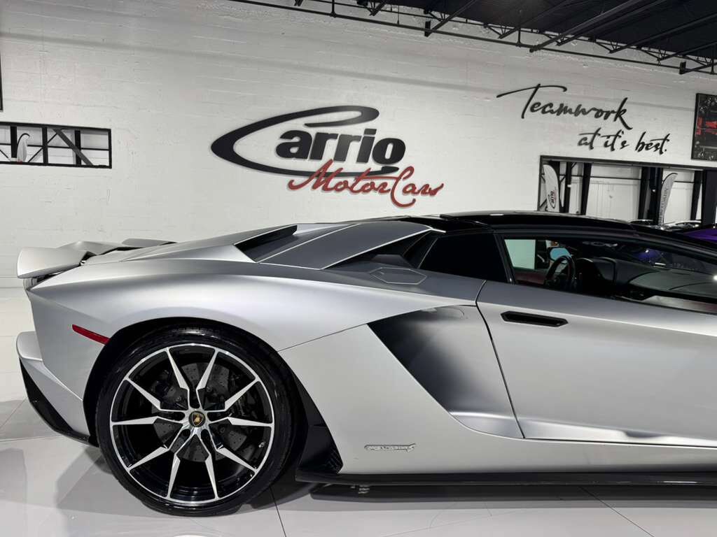 2018 Lamborghini Aventador S Roadster Grigio Adamas paint,Ad Personam interior, Sensonum audio AND MUCH MORE!! Fort Lauderdale FL