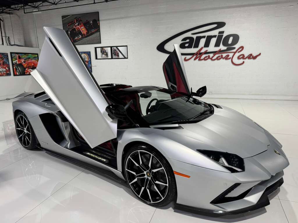 2018 Lamborghini Aventador S Roadster Grigio Adamas paint,Ad Personam interior, Sensonum audio AND MUCH MORE!! Fort Lauderdale FL