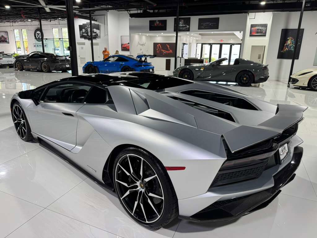 2018 Lamborghini Aventador S Roadster Grigio Adamas paint,Ad Personam interior, Sensonum audio AND MUCH MORE!! Fort Lauderdale FL