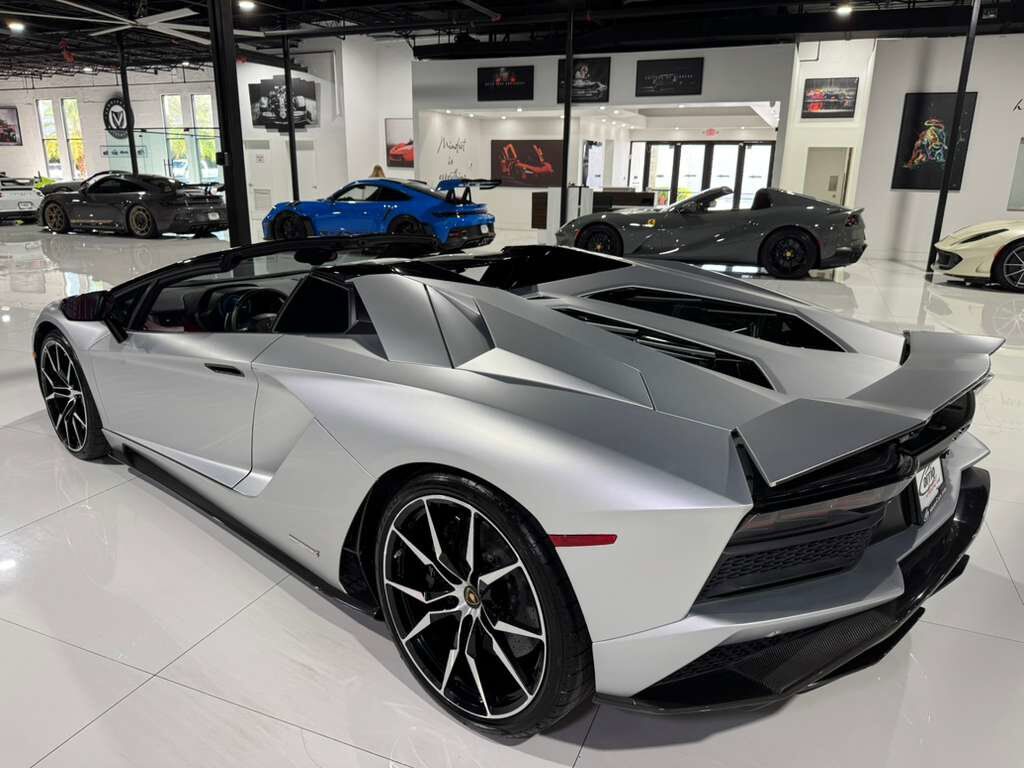 2018 Lamborghini Aventador S Roadster Grigio Adamas paint,Ad Personam interior, Sensonum audio AND MUCH MORE!! Fort Lauderdale FL