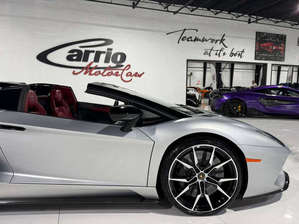 2018 Lamborghini Aventador S Roadster Grigio Adamas paint,Ad Personam interior, Sensonum audio AND MUCH MORE!! Fort Lauderdale FL