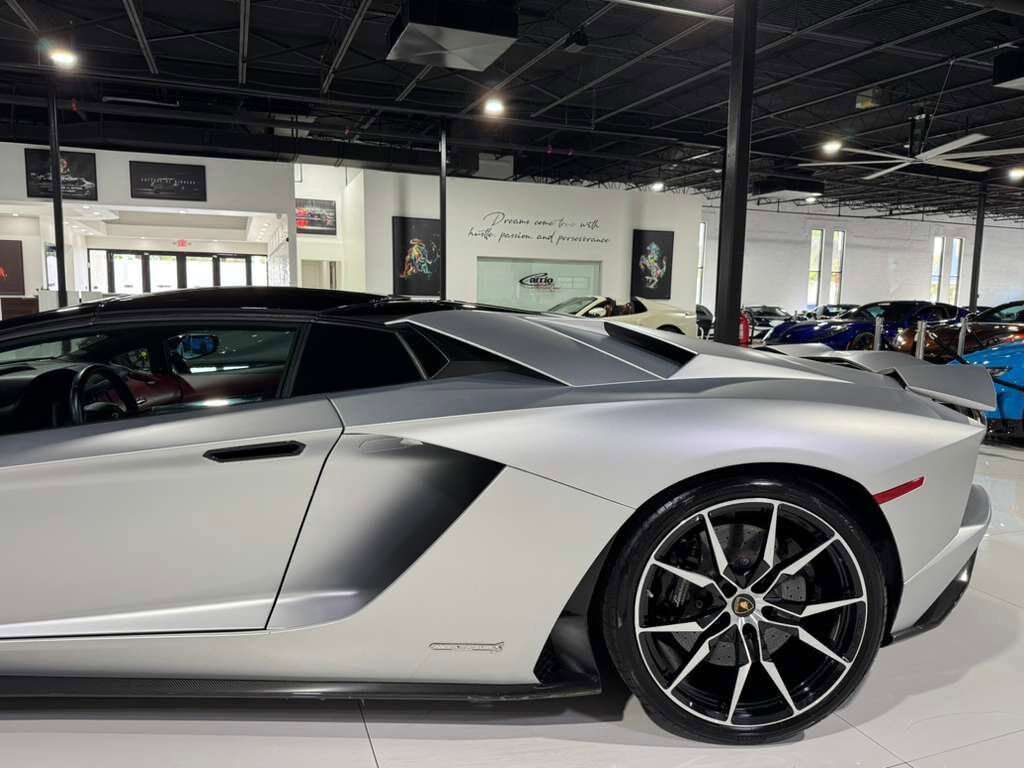 2018 Lamborghini Aventador S Roadster Grigio Adamas paint,Ad Personam interior, Sensonum audio AND MUCH MORE!! Fort Lauderdale FL