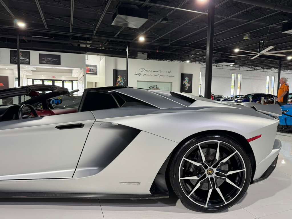 2018 Lamborghini Aventador S Roadster Grigio Adamas paint,Ad Personam interior, Sensonum audio AND MUCH MORE!! Fort Lauderdale FL