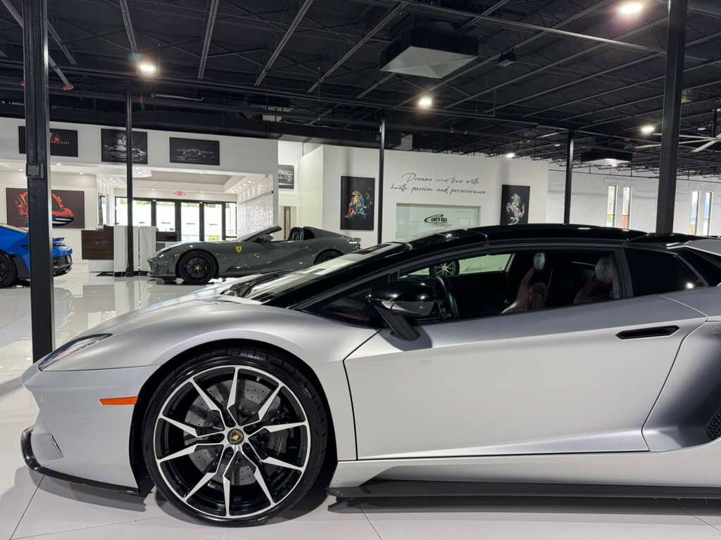 2018 Lamborghini Aventador S Roadster Grigio Adamas paint,Ad Personam interior, Sensonum audio AND MUCH MORE!! Fort Lauderdale FL