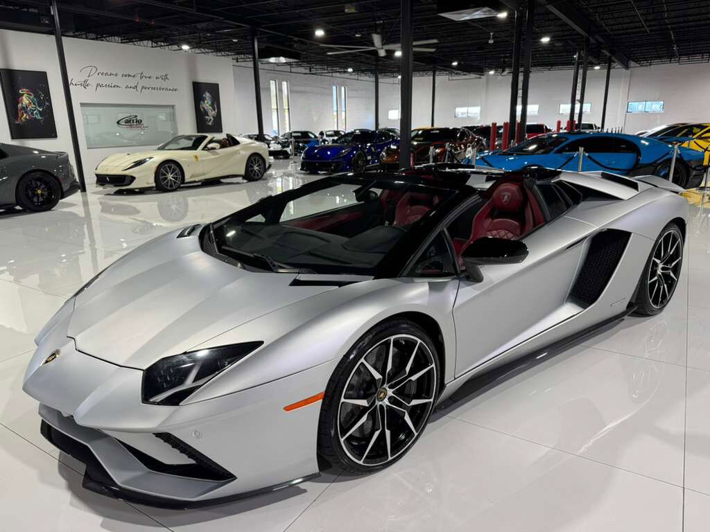 2018 Lamborghini Aventador S Roadster Grigio Adamas paint,Ad Personam interior, Sensonum audio AND MUCH MORE!! Fort Lauderdale FL