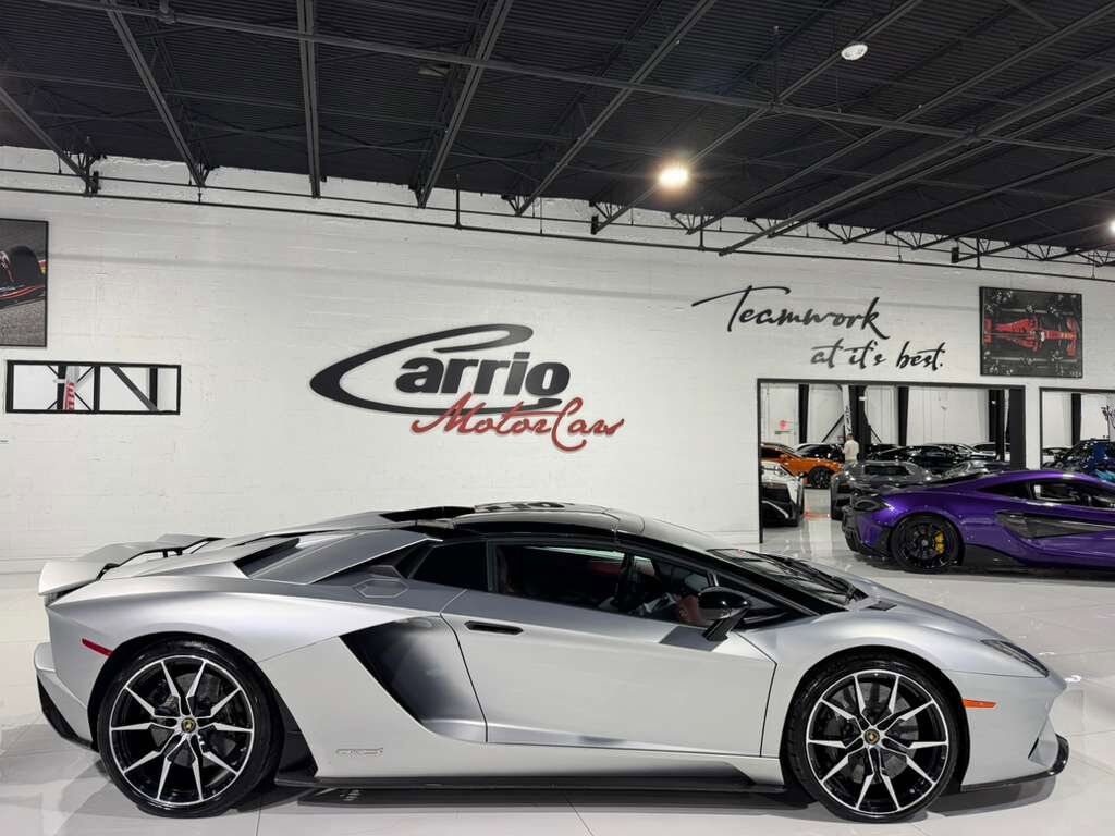 2018 Lamborghini Aventador S Roadster Grigio Adamas paint,Ad Personam interior, Sensonum audio AND MUCH MORE!! Fort Lauderdale FL