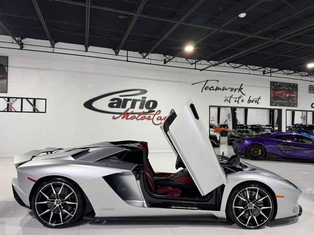 2018 Lamborghini Aventador S Roadster Grigio Adamas paint,Ad Personam interior, Sensonum audio AND MUCH MORE!! Fort Lauderdale FL