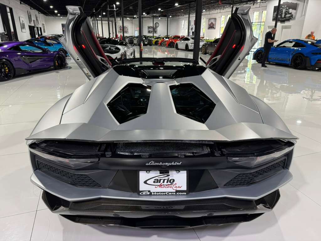 2018 Lamborghini Aventador S Roadster Grigio Adamas paint,Ad Personam interior, Sensonum audio AND MUCH MORE!! Fort Lauderdale FL