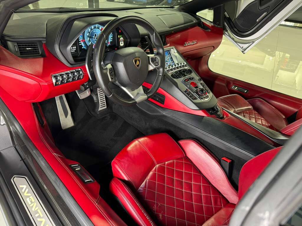 2018 Lamborghini Aventador S Roadster Grigio Adamas paint,Ad Personam interior, Sensonum audio AND MUCH MORE!! Fort Lauderdale FL